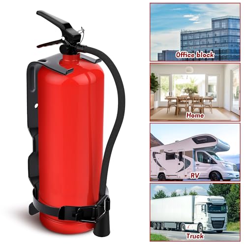image for Watayo 2 Pack Fire Extinguisher Brackets- 2.5 LB Fire Extinguisher Wal
