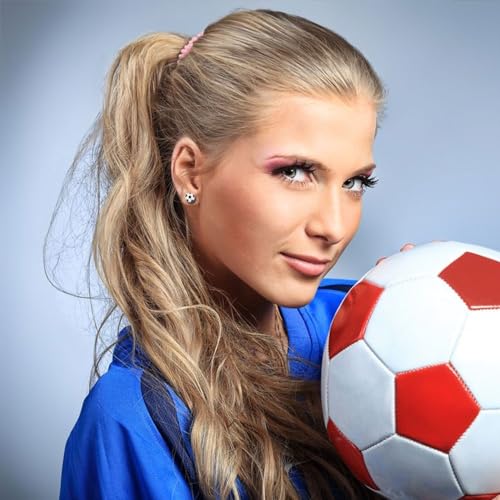 Sports Earrings,Soccer Football Volleyball Stud for Women Men Mom Birthday Jewelry Stuff Mothers Day Gifts2