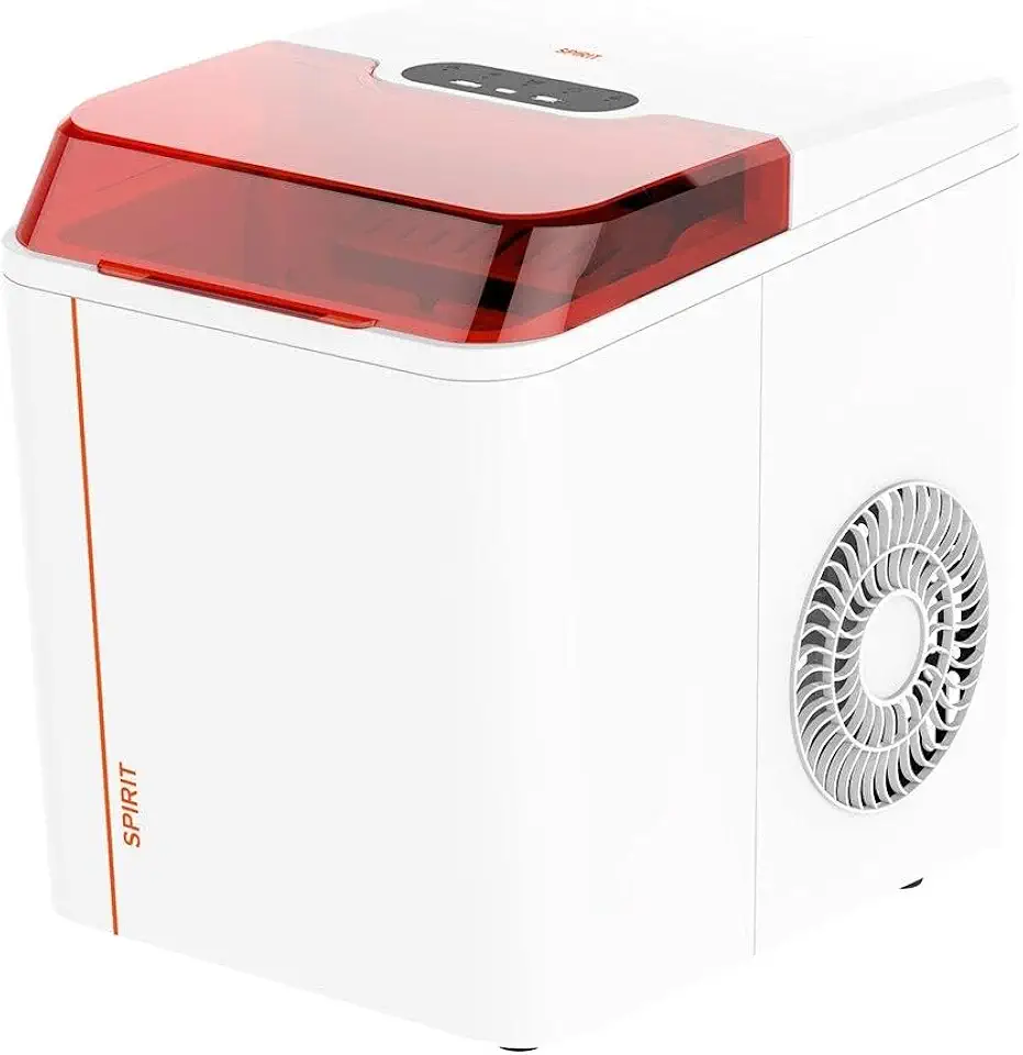 Máquina de Gelo Spirit 12kg Branco e Laranja Smg1 110v