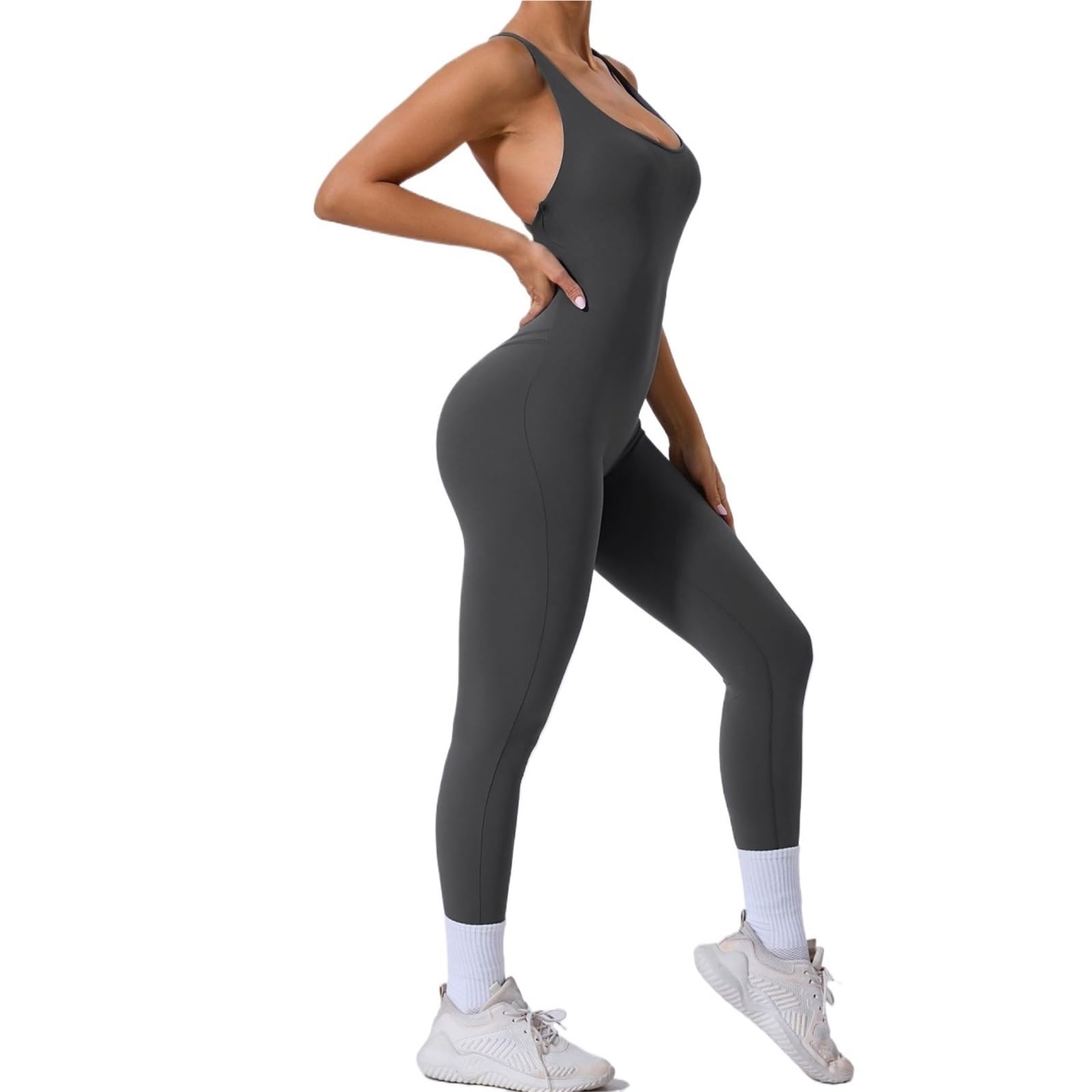 Mono de una pieza for mujer, for entrenamiento, fitness, yoga, ropa deportiva 25