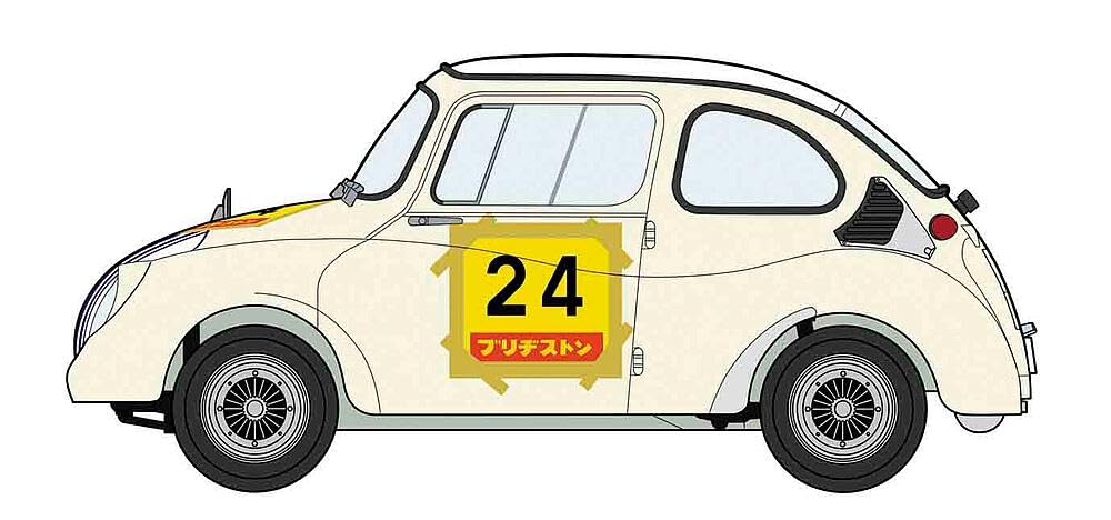 Amazon.com: Hasegawa 1/24 Subaru 360 1966 Suzuka 500 km Race