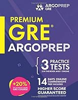 GRE by ArgoPrep: Premium GRE Prep + 14 Days Online Comprehensive Prep Included + Videos + Practice Tests and Quizzes 1946755451 Book Cover