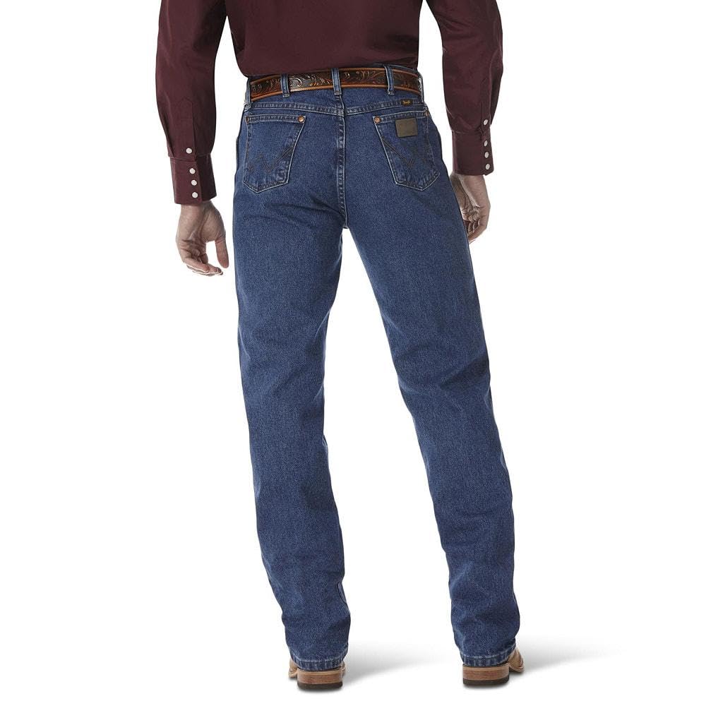 Wrangler Men's Original Fit Jean Jeans, Stonewashed, 35W / 34L