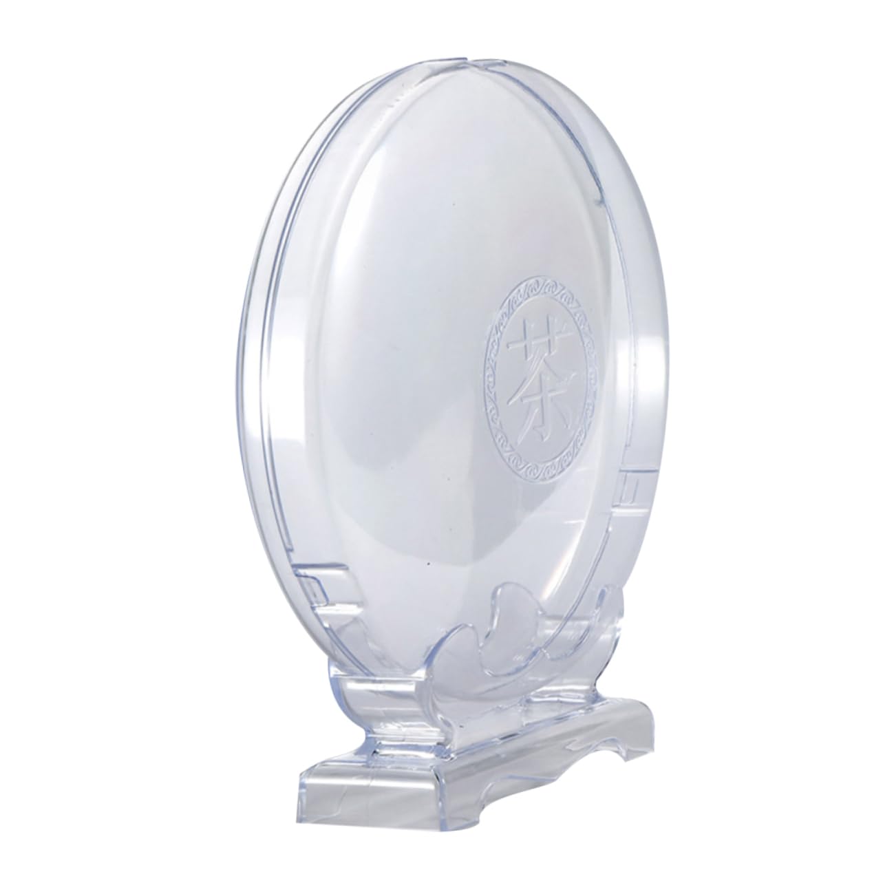 KOCKSHION Transparent Tea Package Box with Rack Plastic Tea Storage Container and Decorative