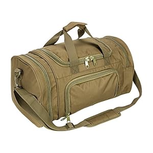 Gym Duffel Bag for Men Sports Duffel Bag with Shoe Compartment (GREEN-Model A)