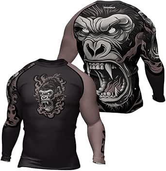 Set Da Allenamento BJJ: Rash Guard A Compressione E Pantaloncini - Foto 12