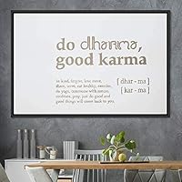 Framed Canvas Wall Art Pressed Quotes 3D Chic Inspirational Multicolor Pop Art Quotes Typography Ultra Whimsical - 16x24 inches