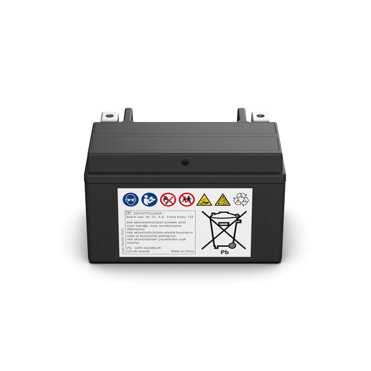 Bosch FA108 - Batterie moto AGM - 12V 100A 6Ah - Adaptée aux motos, mobilettes, enduros, scooters, quads, jet skis - Compatible M6007, BTX7A-BS, BTX7A
