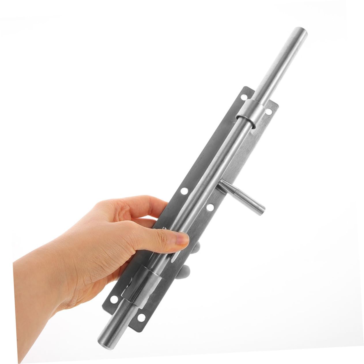 SHINEOFI 2 Pezzi Serratura Scorrimento Acciaio Inossidabile Chiavistello Sicurezza per Porte Resistente e Facile da Usare per Finestrini e Recinzioni