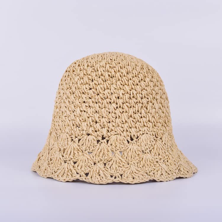 Chapeau de paille de plage élégant pour femmes idéal pour l'été au bord de mer