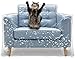 Plastic Recliner Armchair Cover For Pets | Cat Scratching Protector Clawing Deterrent | Heavy Duty Thick Clear Vinyl Chair Slipcover | Waterproof Plastic Furniture Covers For Storage And Moving