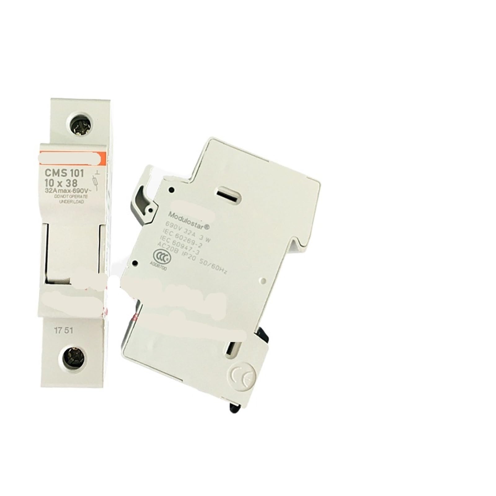 PJKTBEYI Fuse Base CMS101 CMC101 10 * 38 1P 690V(CMS101)