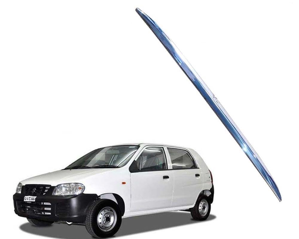 ABS Plastic Chrome Finish Car Diggi Garnish Silver Dicky Patti Compatible with Maruti Alto-image-5