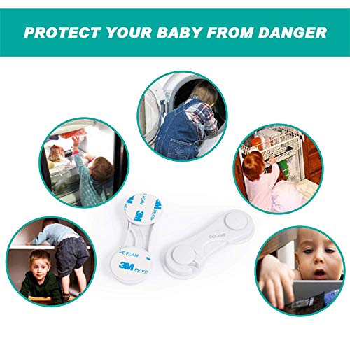 image for Cabinet Locks - Adoric Life Child Safety Locks 4 Pack - Baby Safety Ca