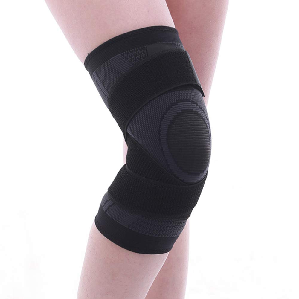 Rodillera elástica MU para evitar la fatiga en rodillas al correr y pedalear