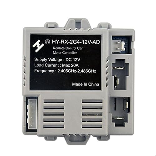 Razcuz HY-RX-2G4-12V-AD children's electric car remote control receiver JR-RX-12V controller with smooth start function - (Color: HY-RX-2G4-12AD)