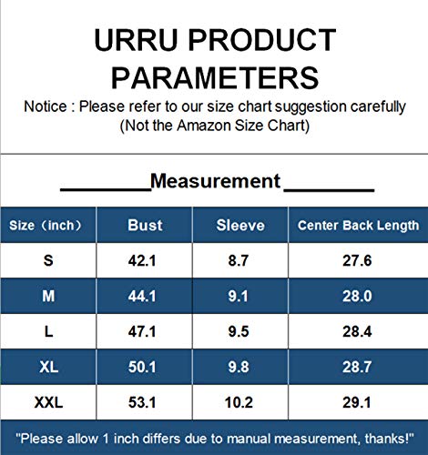 URRU Men's Short Sleeve Polo Shirt Slim Fit Casual Striped T Shirt Wine Red M - Thumbnail 6