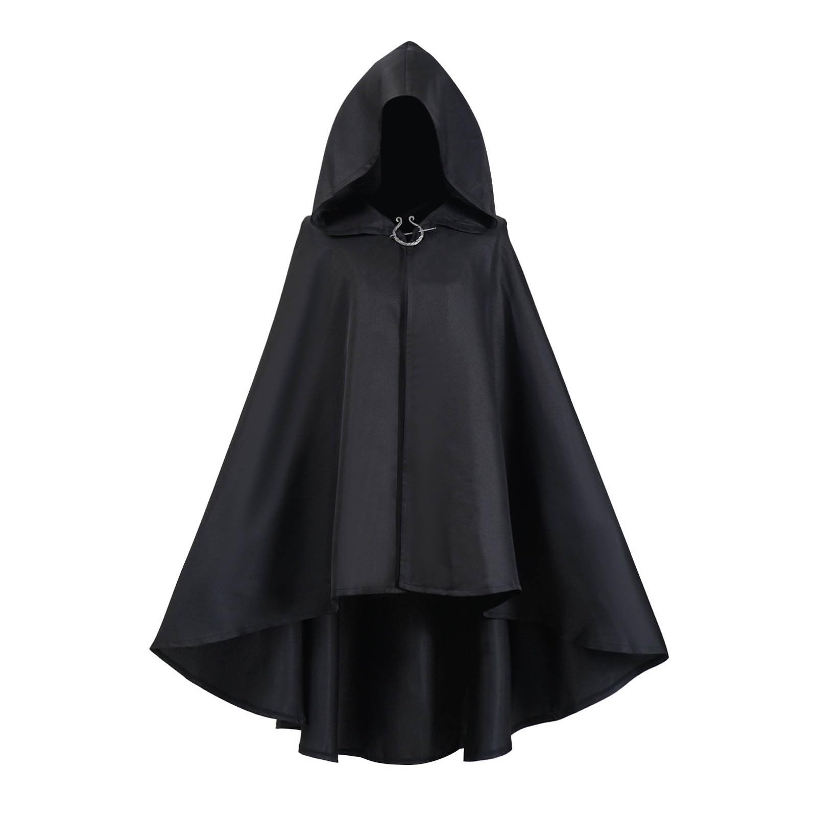 Capa medieval con capucha para solucionar tu disfraz de mago y bruja gótica 6