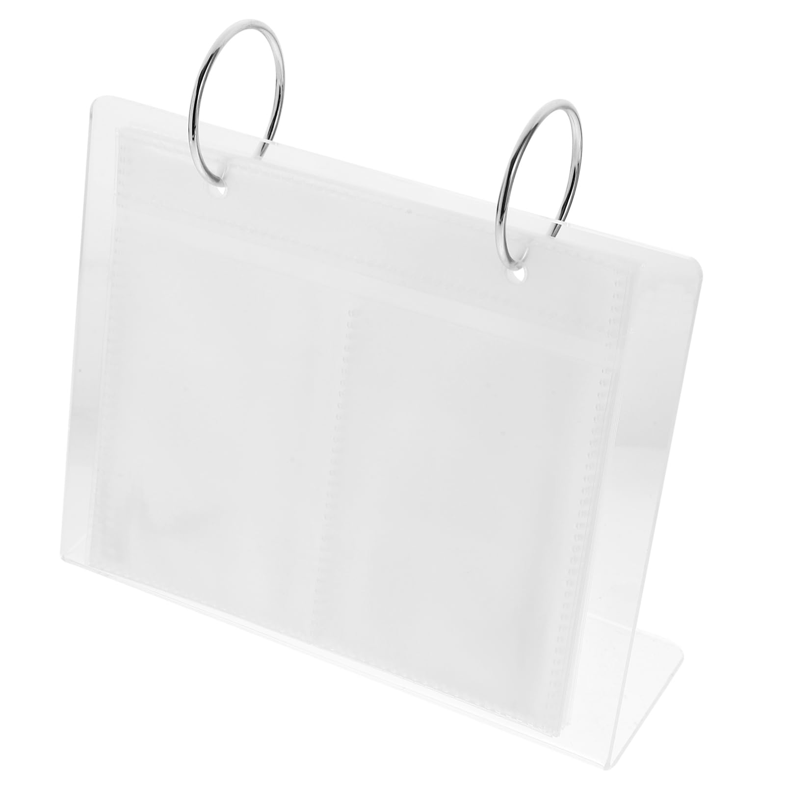 OUNONA Tabletop Photo Album Holder Flip Design for Pictures for Home Living Bedroom Decor Unique present Idea for Special Occasions