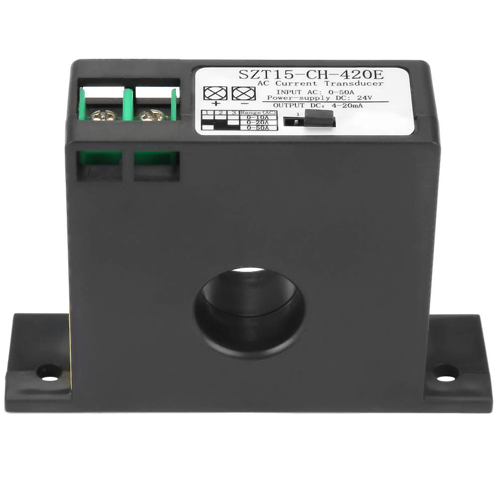 Wechselstromwandler 4-20 mA-Stromwandler Transformator Sensor AC 0-50A SZT15-CH-420E