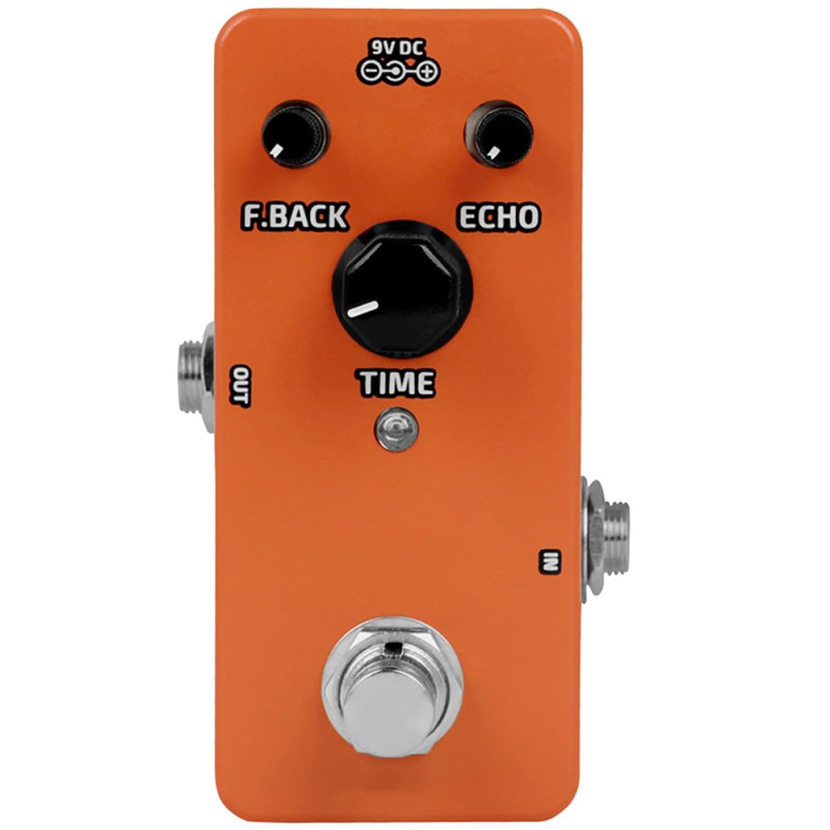 Pedale Effetto Delay Analogico per Chitarra Elettrica Guscio in Metallo Antiruggine e Circuito Stereo Digitale, per Esibizioni e Uso Quotidiano