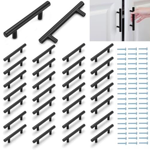 El Mejor Listado de Manillas y tiradores más recomendados. 41 MFXH Tiradores para Cajones, 30 Piezas Jaladeras para Cajones Con Centros de Orificio de 76 MM, Manijas para Muebles con Tornillos para Cocina Dormitorio Baño Armario Puerta de...