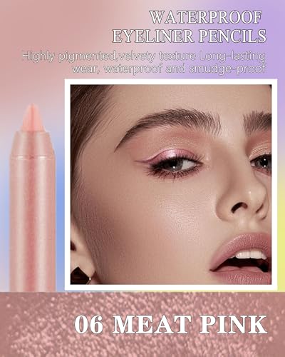 Delineador de Gel Nude Beige Shimmer Waterproof miniatura 2