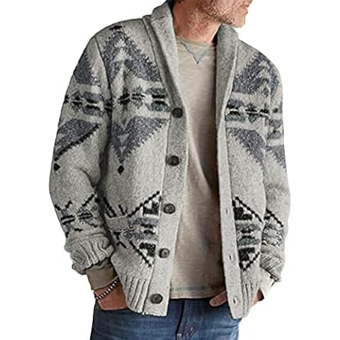 Cardigan GUOCU Col Châle Homme Cover