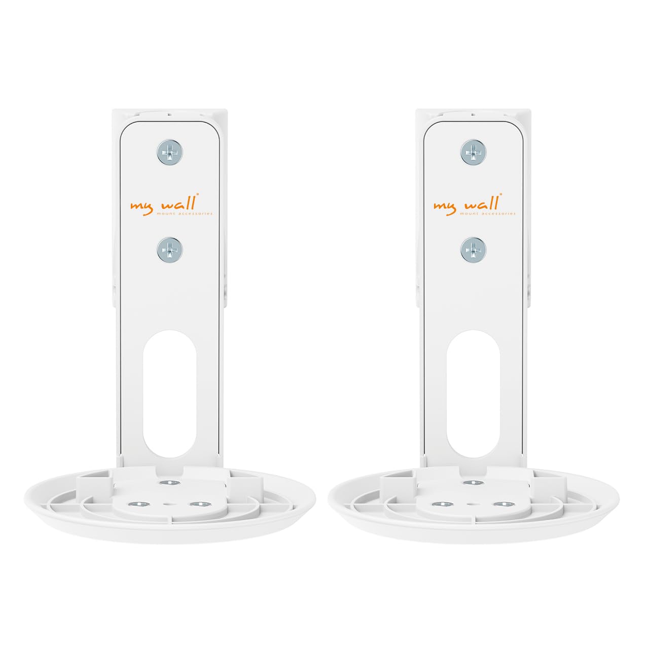 my wall Sonos Era100 HS40WL Lot de 2 Supports muraux pour Sonos Era100, inclinable, pivotant, Peu encombrant, Parfaitement réglable, Support Sonos avec Gestion des câbles