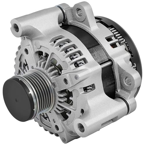 Image of SCITOO Alternator Fits for Jeep for Gladiator 3.6L 3604CC V6 2020-2023,for Jeep for Wrangler 3.6L 3604CC V6 2018-2022, 12V 240Amp CCW 6-Groove Decoupler Pulley 21025N 56029803AA 421000-7231 42338