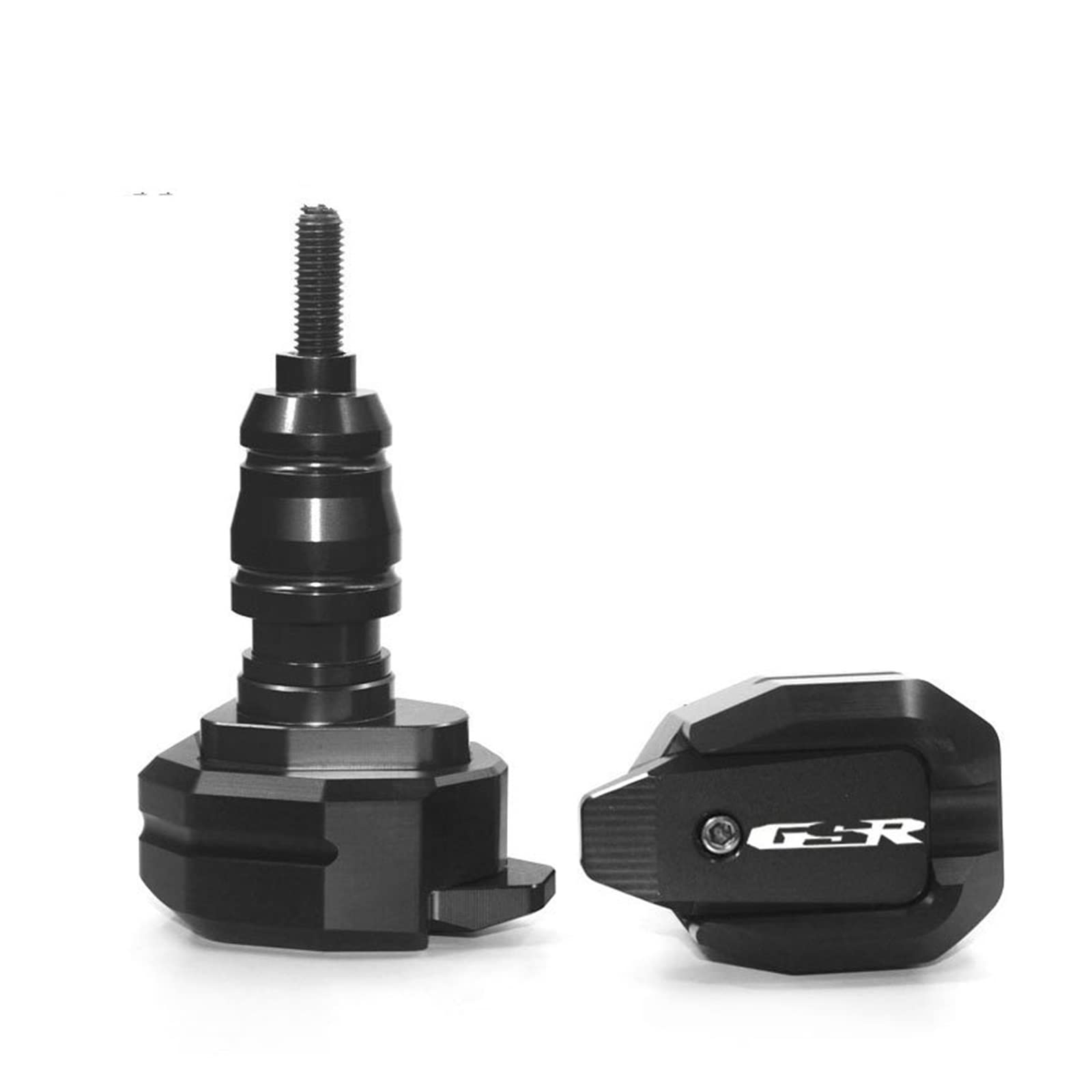 APLUZ per Suzuki per GSR 400 per GSR 600 per GSR 750 per GSR400 per GSR600 per GSR750 Protezione dalla Caduta Paratelaio Carenatura Guardia Anti Crash Pad Protezione Cuscino d'urto (Colore : Bianca)