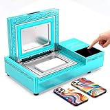 Kit complet tout-en-un : déverrouillez votre créativité instantanément avec un ensemble complet comprenant une presse à chaud professionnelle 3D par sublimation, des moules à coque simple et double couche et des coques HD de qualité supérieure ; aucun accessoire supplémentaire n'est nécessaire pour commencer immédiatement des projets personnalisés.