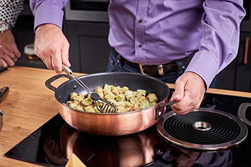 Rösle 95674 Cooking Spoon with Round Handle Silicone and Stainless Steel