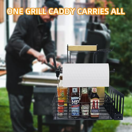Organizador para parrilla portátil CANSHOW Grill Caddy miniatura 3