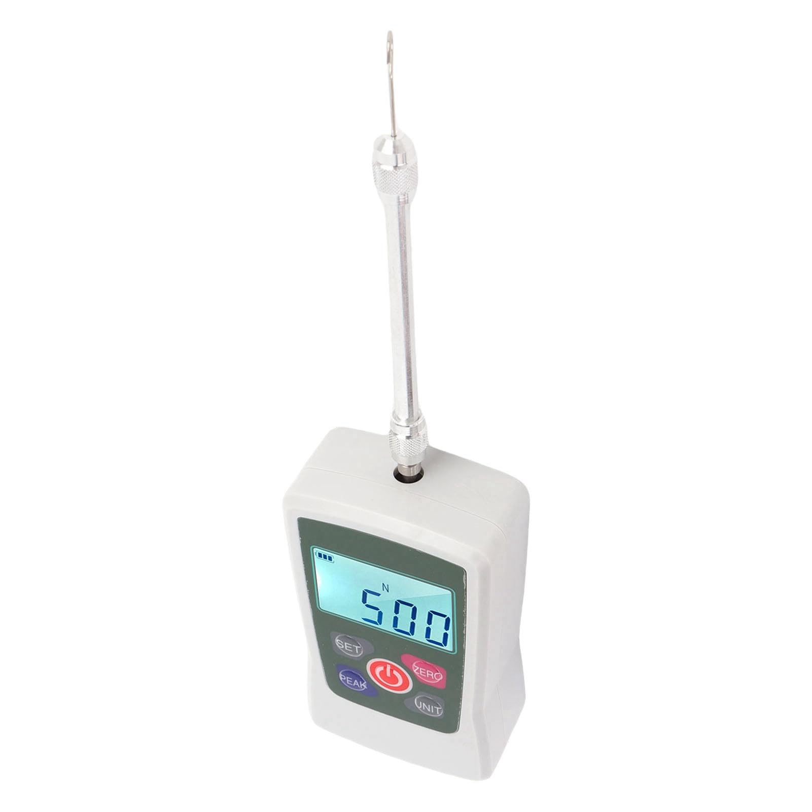 Misuratore di Digitale - Tester Push-pull Portatile con Display Retroilluminato, 3 modalità di Misurazione, Spegnimento Automatico per Test Accurati di Spinta e Pressione in Laboratori,