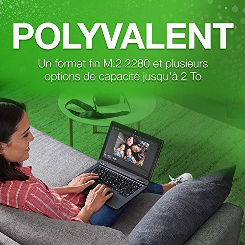 Seagate BarraCuda Q5 2TB .2 PCI Express 3.0 NVMe QLC 3D NAND Neuf - vue 6