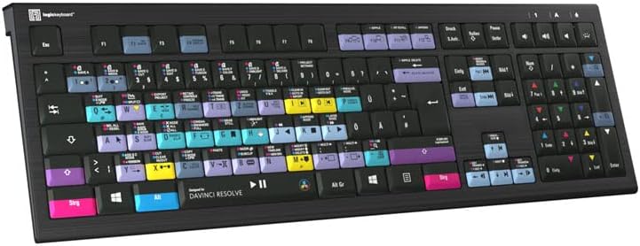 Logickeyboard Diseñado para Blackmagic Design Davinci Resolve 17 • Compatible con macOS -Astra 2 Logickeyboard Diseñado para Blackmagic Design Davinci Resolve 17 • Compatible con macOS -Astra 2