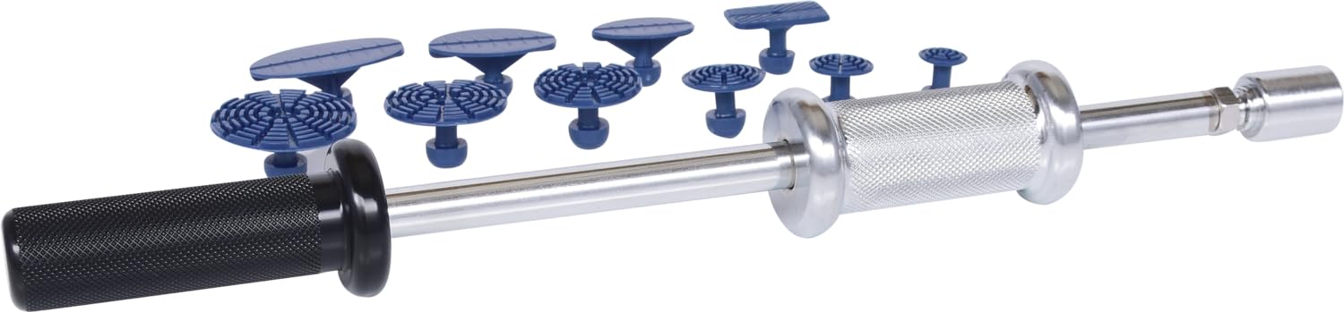 KS Tools 140.2510 Serie professionale per tirabolli con estrattore a percussione, 11 pz