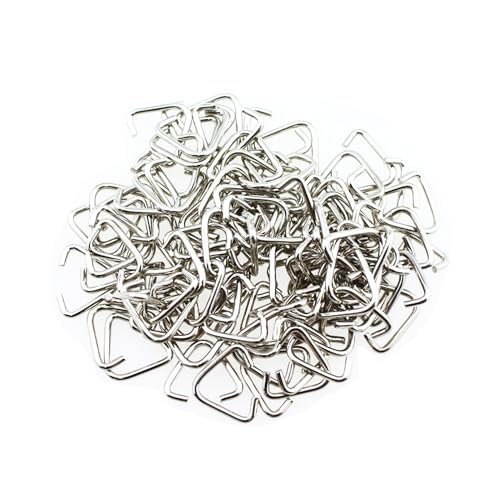 SQXBK 100PCS 1.4x15MM DIY Jewellery Key Accessory Cylindrical Insert Triangular Open Jump Ring Silver Open Triangle Clasp for Bead or Pendant Fixing