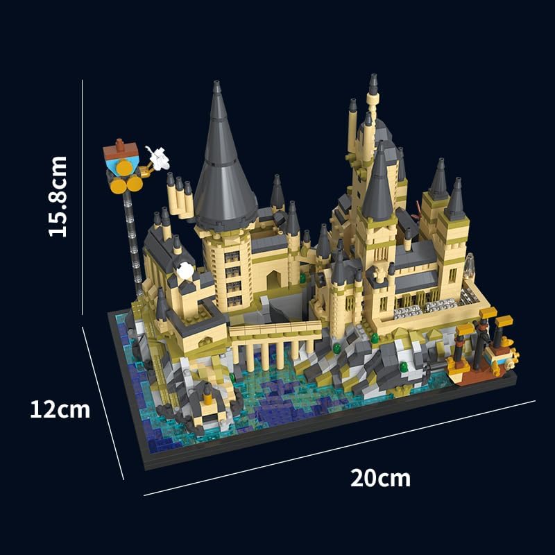 Image of SKY LINE OCEAN Magic Castle Building Blocks Set (2700+ PCS) | Fantasy Medieval Architecture Model Kit for Teens & Adults | Detailed Collectible Display Decor | 5 Year Structural Warranty