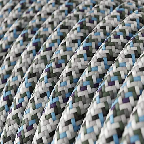 creative cables Pixel Ice Covered Round Electric Cable 3x18 AWG - RX04-164ft, 3 x 18 AWG
