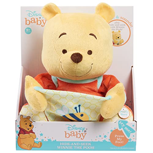 Disney Baby 12588 Hide-And-Seek Winnie The Pooh Interactive Plush, Officially Licensed Kids Toys thumb #5