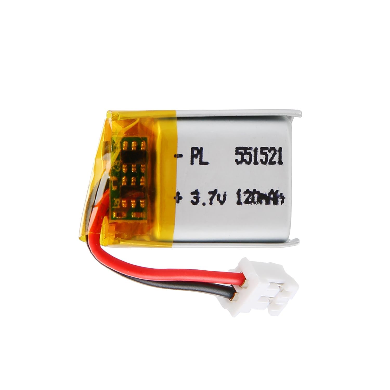 Batería Lipo 3.7V, 380mAh 702030 a Iones de Litio con conexión 2P-PH con Paso 2,0 mm — view 29