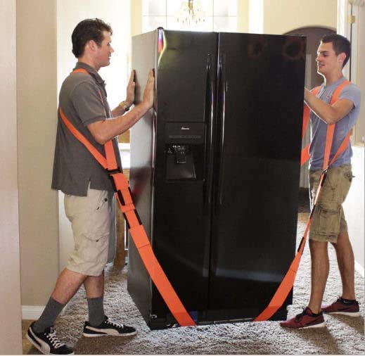 2-person lifting and carrying system, lifting and carrying strap, easy lifting, carrying, moving furniture, household appliances, mattresses for items