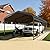 FILLOSLOV Heavy Duty Metal Carport 12x20 ft Galvanized Steel Carport Shelter for Car Extra Large Canopy for Dual Vehicle, RV Boat Storage All Weather Protection Garage Party Tent (12x20 FT)