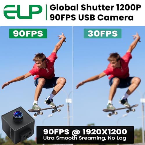 Webcam grand angle ELP pour surveillance Raspberry Pi et atelier créatif