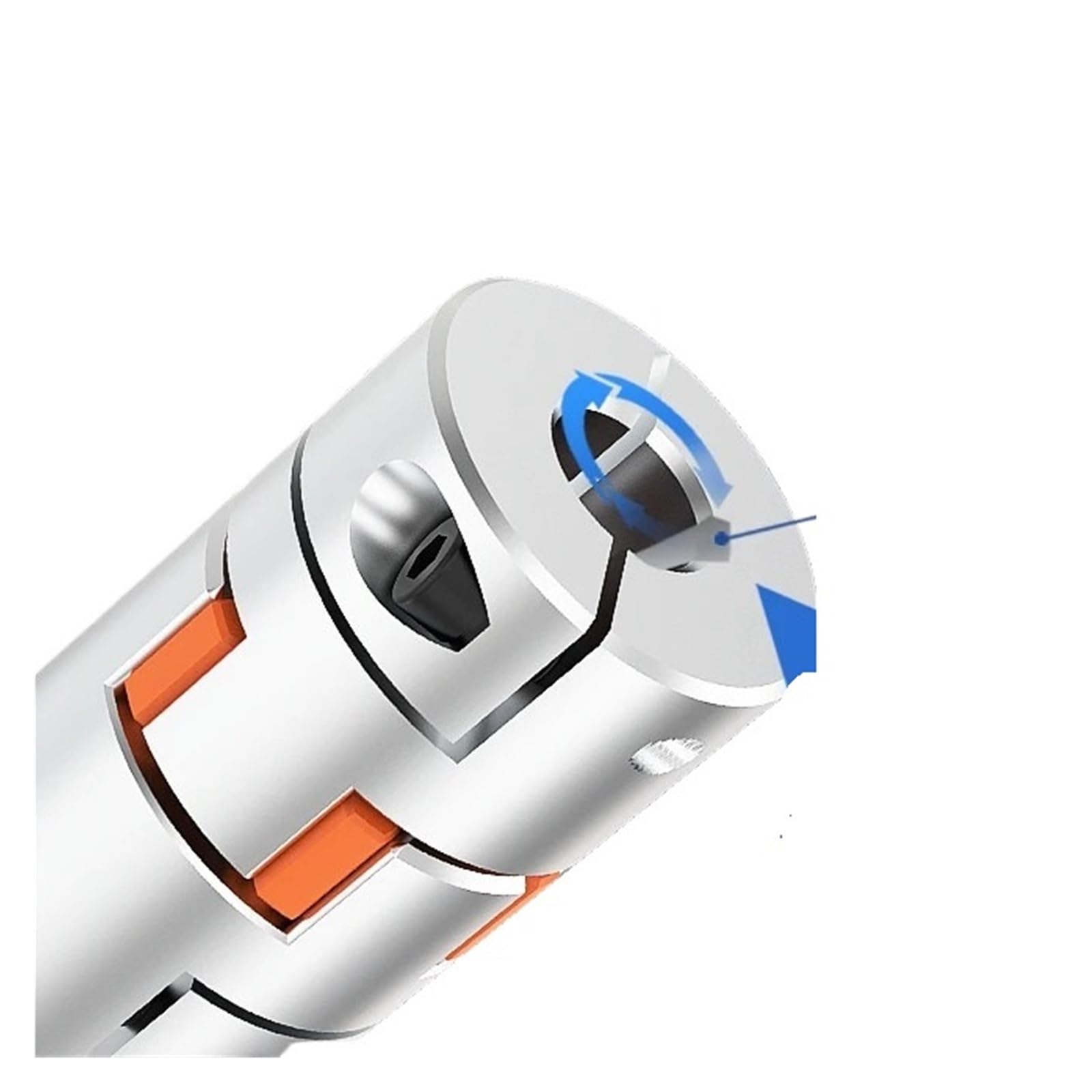 Coupleur à trois mâchoires, coupleur CNC à couplage d'arbre flexible D40L78