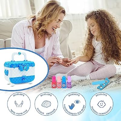 Kids Makeup Sets for Girls - Makeup for Kids 8-12, Maquillaje para Ninas, Play Make Up Kit, Non Toxic Best Toys for Little Girl, Princess Toddler Kid Stuff, Ages 345679 10 Year Old Girl Birthday Gifts