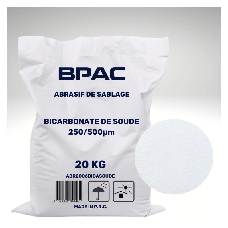BPAC Abrasif Bicarbonate de Soude - Sac 20 KG
