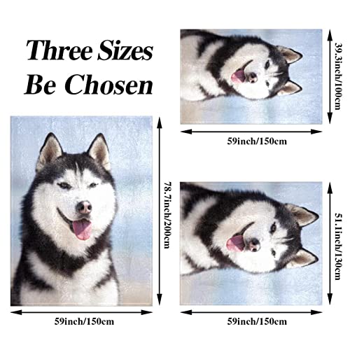 Couverture chaude peluche Husky le cadeau idéal pour l'hiver - 4